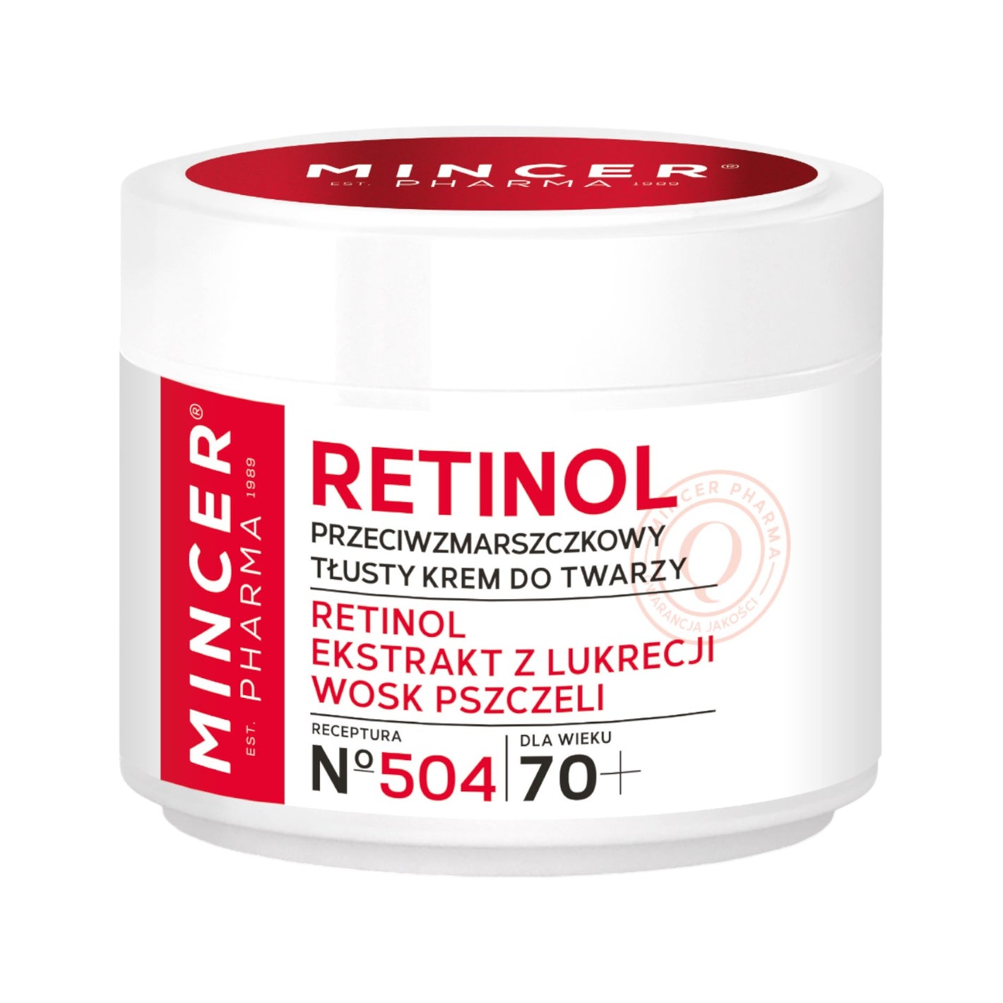 Przeciwzmarszczkowy tłusty krem do twarzy 50ml