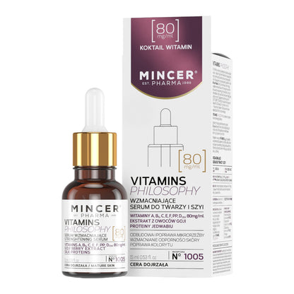 Wzmacniające serum do twarzy i szyi 15ml