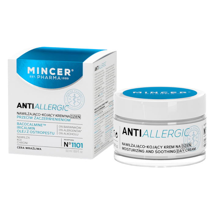 Nawilżająco-kojący krem na dzień 50ml – Mincer Pharma