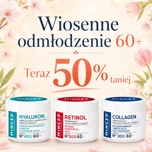 Zestaw odmładzający 60+ Retinol + Kawior + Wosk pszczeli