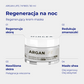 Argan Life N803 - infografika: Regenerujący krem-maska na noc 50 ml; działanie i najważniejsze składniki