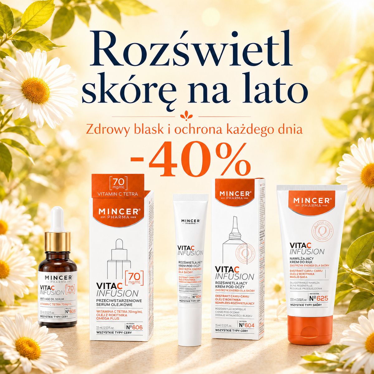 Rozświetl skórę na lato – Mincer Pharma